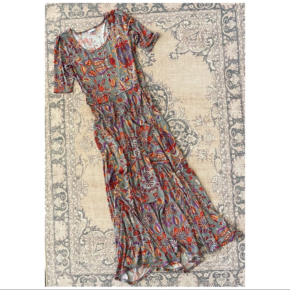 LuLaRoe Multicolor Paisley Maxi Dress